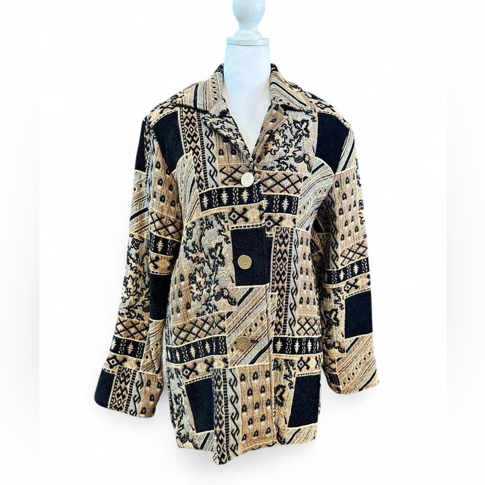 Painted Pony Patterned Tapestry Jacket - image 1